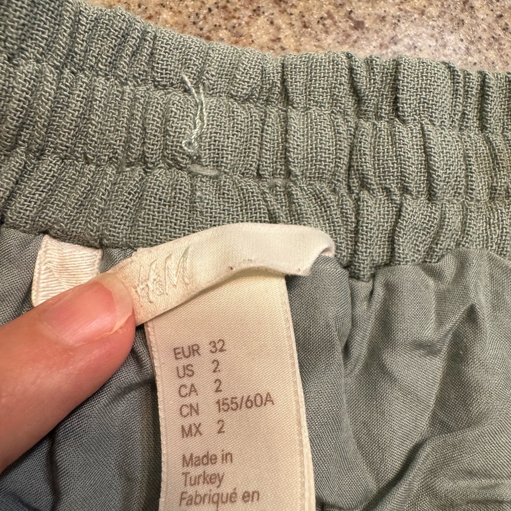 Green Ruffle Skirt - Picture 4 of 4